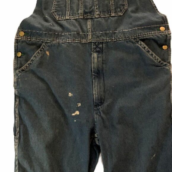 Vintage Liberty Denim Bib Overalls 38 x 30 - Picture 4 of 10